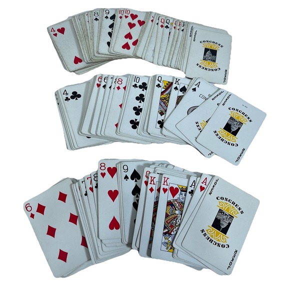 VTG Congress Playing Cards Set 3 Decks in Box Samba Bolivia Philadelphia Museum - Picture 4 of 6